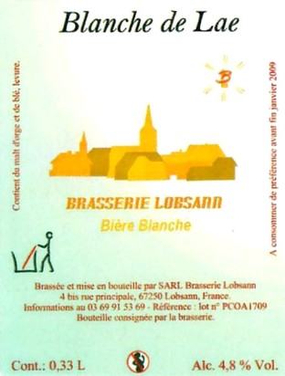 etiquette BRASSERIE LOBSANN 113