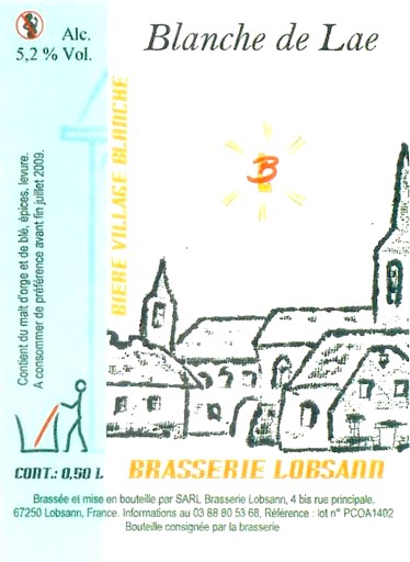 etiquette BRASSERIE LOBSANN 116