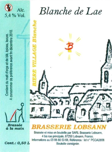 etiquette BRASSERIE LOBSANN 118