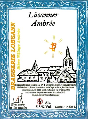 etiquette BRASSERIE LOBSANN 12