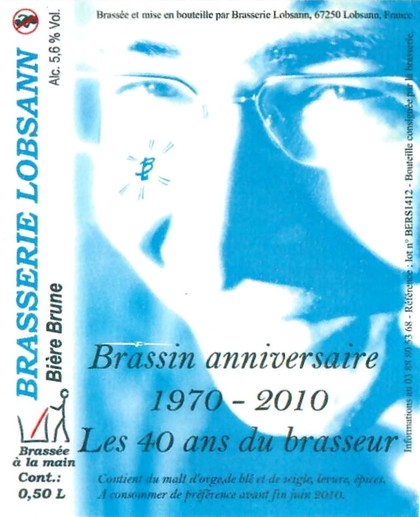 etiquette BRASSERIE LOBSANN 125