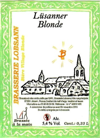 etiquette BRASSERIE LOBSANN 13