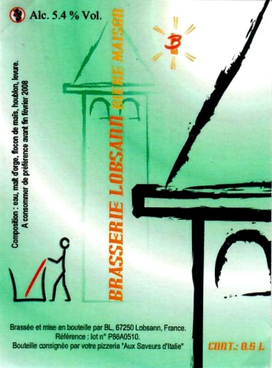 etiquette BRASSERIE LOBSANN 14