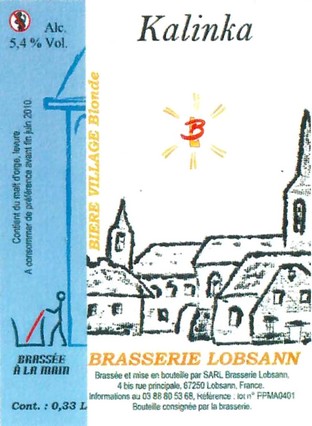 etiquette BRASSERIE LOBSANN 147