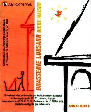 etiquette BRASSERIE LOBSANN 15