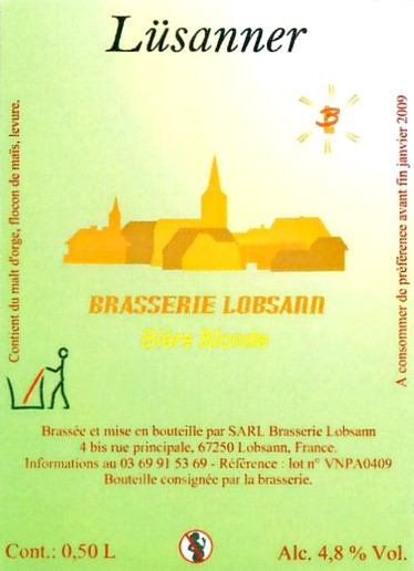etiquette BRASSERIE LOBSANN 164
