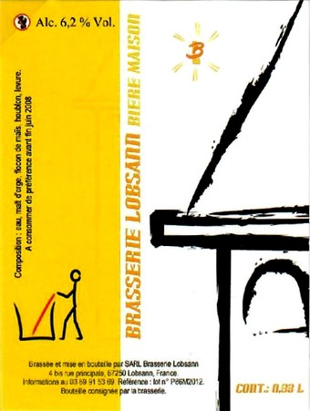 etiquette BRASSERIE LOBSANN 17