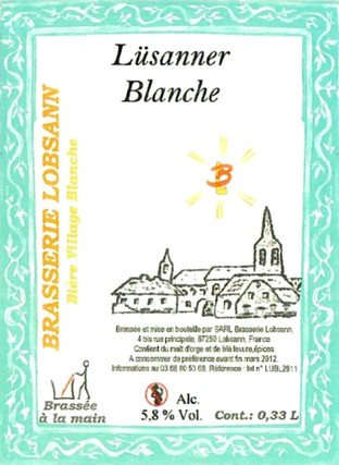 etiquette BRASSERIE LOBSANN 170