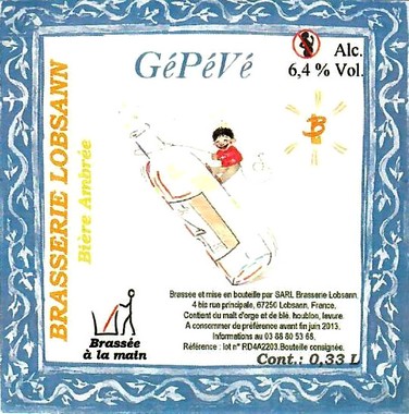 etiquette BRASSERIE LOBSANN 18