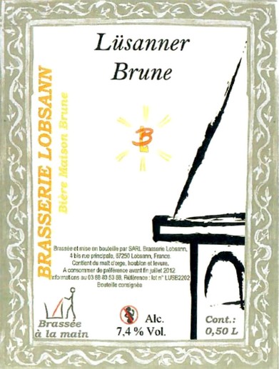 etiquette BRASSERIE LOBSANN 181