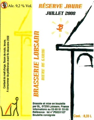 etiquette BRASSERIE LOBSANN 188