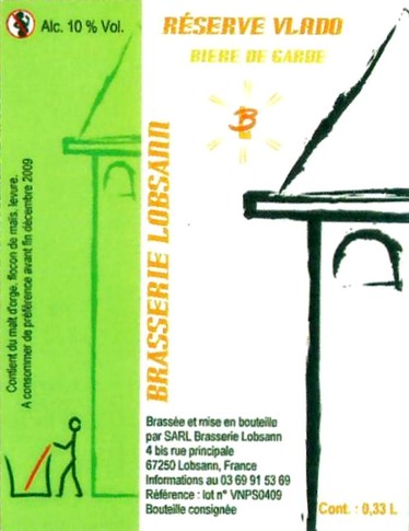 etiquette BRASSERIE LOBSANN 191