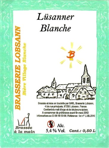 etiquette BRASSERIE LOBSANN 25