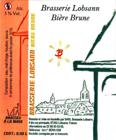 etiquette BRASSERIE LOBSANN 26