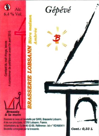 etiquette BRASSERIE LOBSANN 28