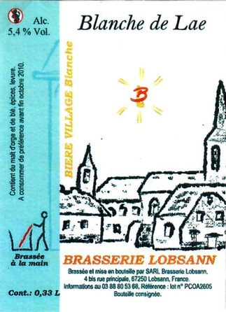 etiquette BRASSERIE LOBSANN 29