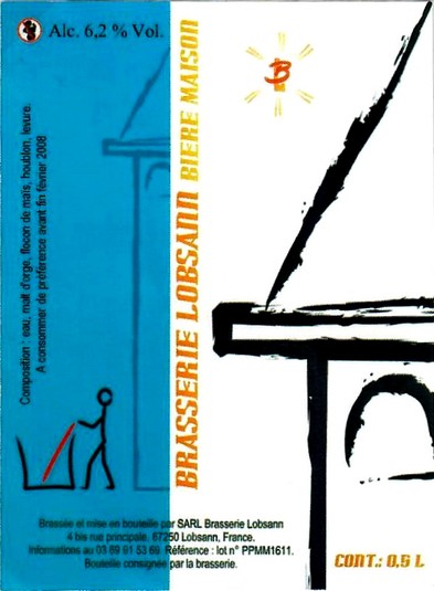 etiquette BRASSERIE LOBSANN 32