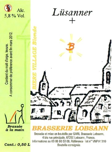 Etiquette BRASSERIE LOBSANN 43