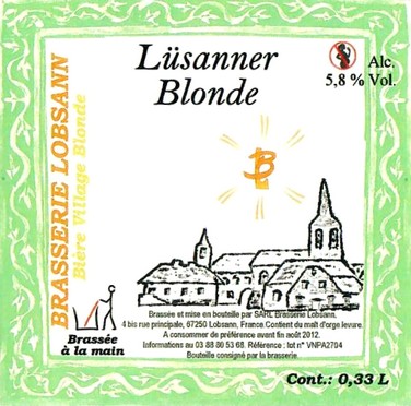 Etiquette BRASSERIE LOBSANN 44