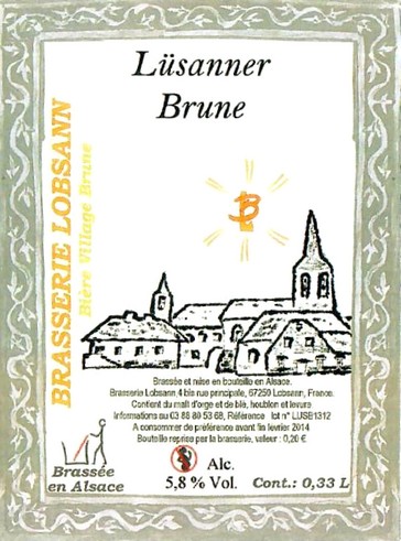 Etiquette BRASSERIE LOBSANN 45