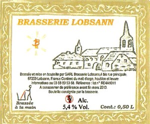 Etiquette BRASSERIE LOBSANN 57
