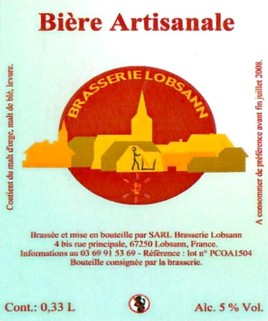 Etiquette BRASSERIE LOBSANN 69