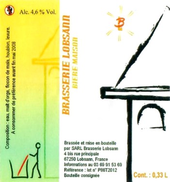 Etiquette BRASSERIE LOBSANN 77