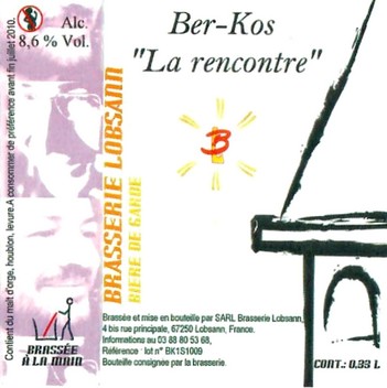 Etiquette BRASSERIE LOBSANN 99