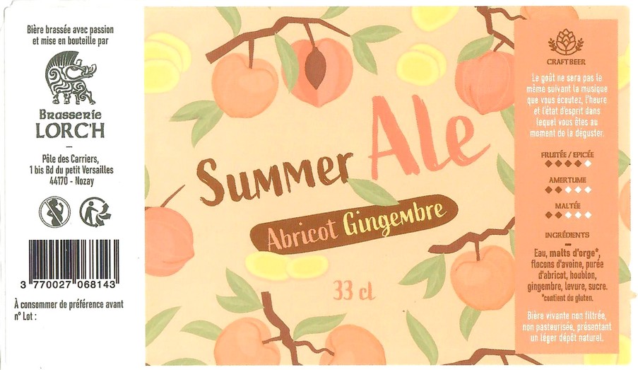 Etiquette BRASSERIE LORC'H 03