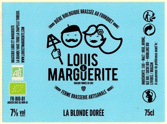 Etiquette BRASSERIE LOUIS ET MARGUERITE 03