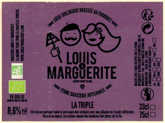 Etiquette BRASSERIE LOUIS ET MARGUERITE 04