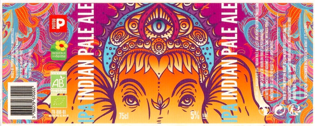 Etiquette BRASSERIE LOUIS ET MARGUERITE 06