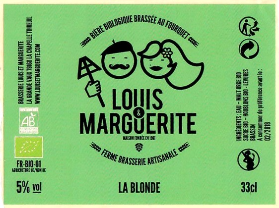 Etiquette BRASSERIE LOUIS ET MARGUERITE 09