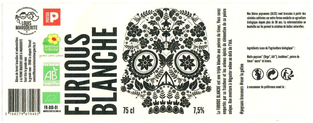 Etiquette BRASSERIE LOUIS ET MARGUERITE 16