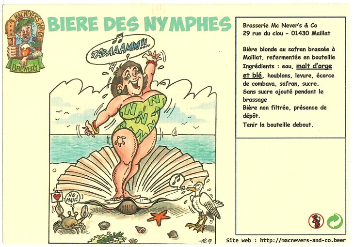 Etiquette BRASSERIE MAC NEVERS AND CO 15