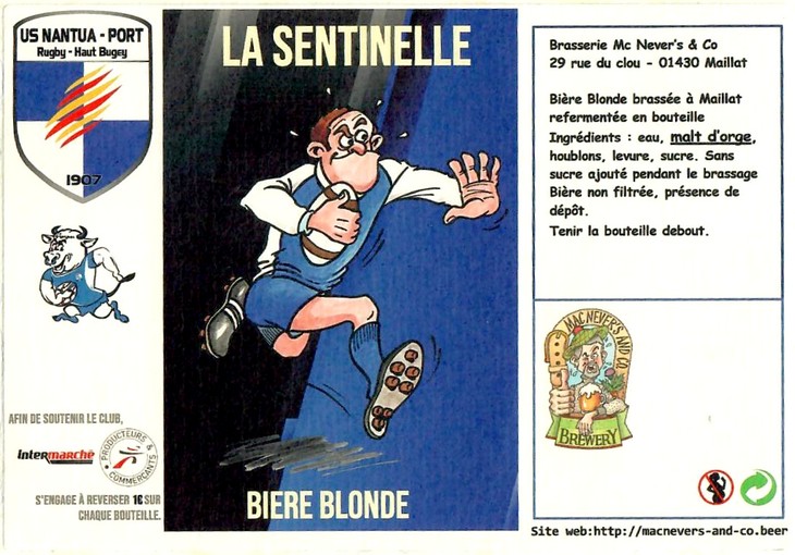 Etiquette BRASSERIE MAC NEVERS AND CO 18