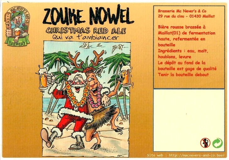 Etiquette BRASSERIE MAC NEVERS AND CO 21