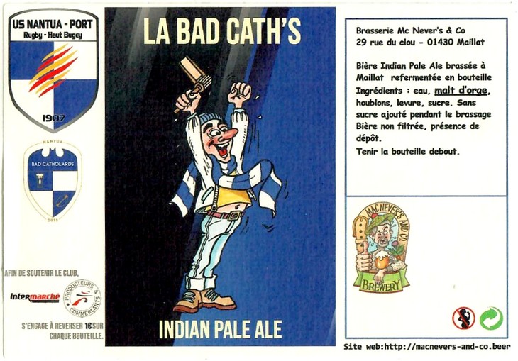 Etiquette BRASSERIE MAC NEVERS AND CO 22