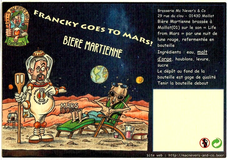 Etiquette BRASSERIE MAC NEVERS AND CO 30