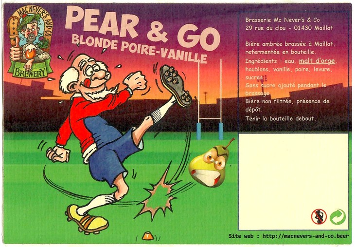 Etiquette BRASSERIE MAC NEVERS AND CO 31