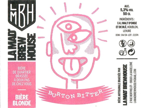 Etiquette BRASSERIE MAD BREWHOUSE 03