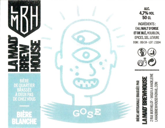 Etiquette BRASSERIE MAD BREWHOUSE 04