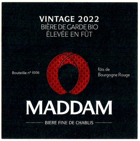 Etiquette BRASSERIE MADDAM 02