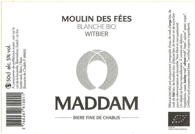 Etiquette BRASSERIE MADDAM 04