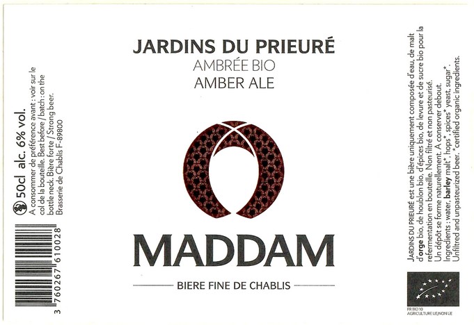 Etiquette BRASSERIE MADDAM 05