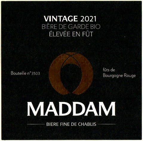 Etiquette BRASSERIE MADDAM 11