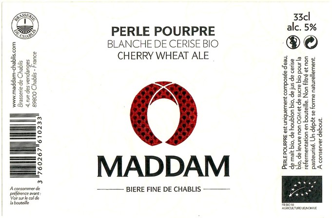Etiquette BRASSERIE MADDAM 15