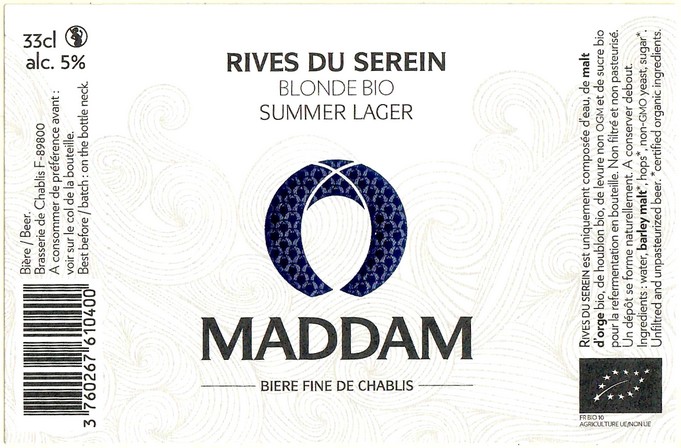 Etiquette BRASSERIE MADDAM 16