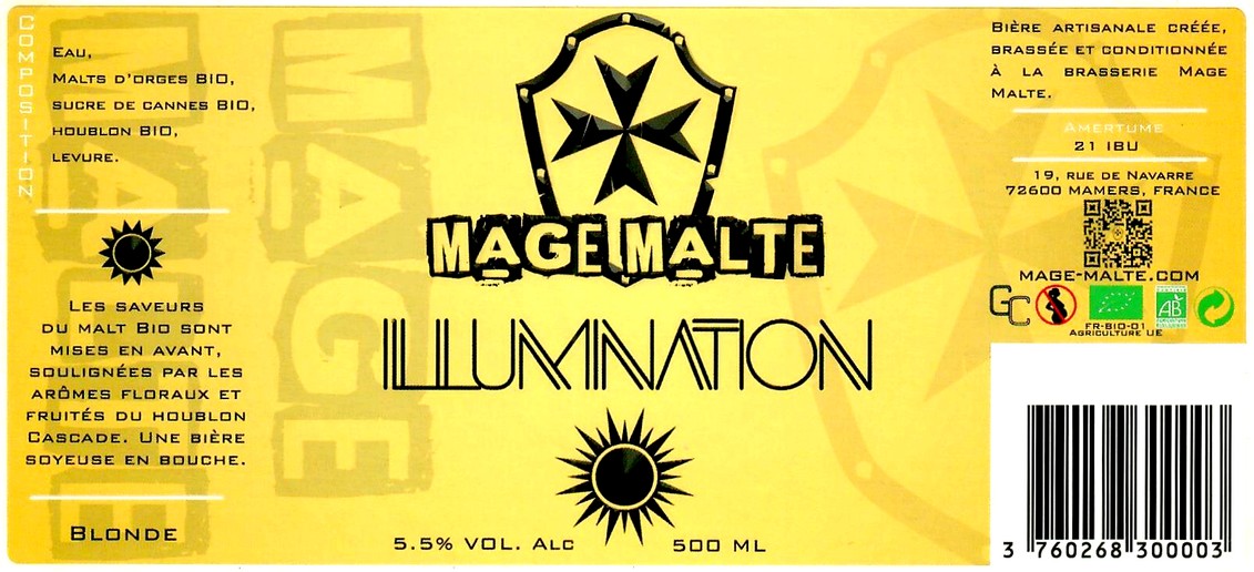 Etiquette BRASSERIE MAGE MALTE 02