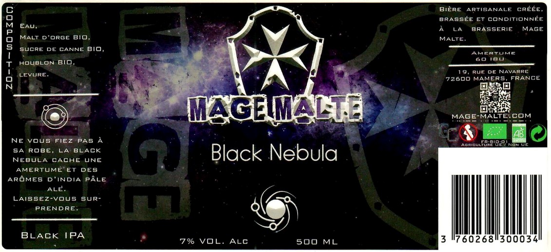 Etiquette BRASSERIE MAGE MALTE 03